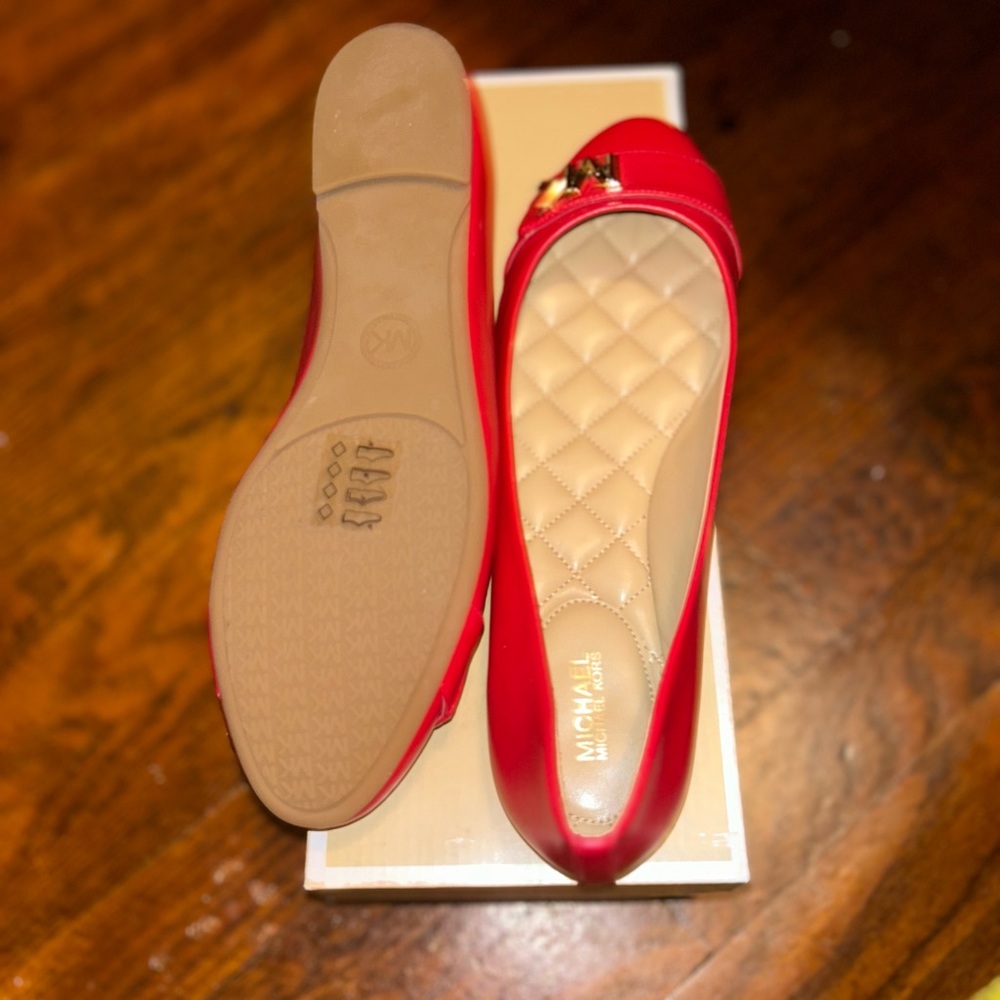 Michael Kors Red Women's Flats